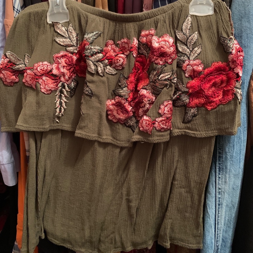 Off the shoulder blouse